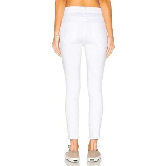 Agolde White Jeans Denim High Rise Distressed Skinny Sophie Drop Size 27 - Picture 3 of 13